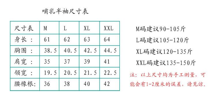 尺寸表