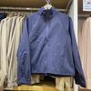 Cardigan curto com zíper e proteção solar, gola alta elástica, feminino, japonês, jaqueta curta com proteção UV 476111