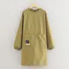 Mono de manga larga para el hogar, impermeable, a prueba de aceite, cintura para adultos, delantal de cocina, ropa de trabajo de estilo extranjero, fabricantes en stock, venta al por mayor