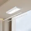 Barra de Secado de Ropa Elevable para Balcón, Tendedero Mini Oculto Montado en la Pared con Control de Voz, Tendedero Eléctrico Inteligente con Control Remoto y de Voz