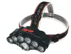 Linterna frontal LED de 11 luces USB recargable para exteriores transfronteriza, luz fuerte, para correr de noche, ciclismo, linterna frontal montada en la cabeza, linterna frontal portátil multifuncional