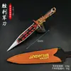Jogo Periférico Arma Modelo Coelhinho Faca Ruitu Lâmina Dobrável 22cm Artesanato Totalmente Metálico Dropshipping