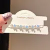 Pulsera Deslizante de Estrella de Circonita Estilo Coreano, Minimalista y Delicada, Fresca y Elegante, Lujo Ligero, Sensación de Alta Gama, Joyería Versátil para Mujer
