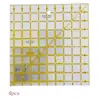 Régua de Patchwork para Costura DIY de Acrílico com Formato Vazado, Gabarito de Costura, Régua de Patchwork para Quilting, Ferramenta de Borda para Patchwork, Conjunto de 6 Peças