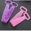 Silicone Esfoliação Artefato Voltar Banho Longo Toalha Esfregar Costas Forte Limpeza Doméstica Lama Esfregar Cinzas Esfregar Toalha de Banho para Homens e Mulheres