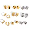 Pendientes de Acero Inoxidable Jieding Set de Pendientes de Diamante Blanco Joyería para Mujeres 2026 Año Nuevo Pendientes de Fuegos Artificiales Rojos
