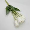 Ramo de Flores Falsas de Alta Gama al Por Mayor Boda Decoración del Hogar Arreglo Floral Ramo Flores Artificiales Tulipanes Pu Sensación Hidratante