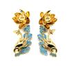 60694 Cobre Estilo Antiguo Joyería DIY Goteo de Aceite Hecho a Mano Accesorios para el Cabello Materiales y Accesorios 29*77mm Mano de Buda Loto
