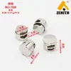 Venta directa de fábrica 22 hebilla de cordón de ajuste de bola de diamante de aleación de zinc KS30400# hebilla de resorte de mina terrestre de metal