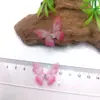 Doble Capa con Diamantes 3cm Tul Mariposa Hecho a Mano diy Pegatinas Faciales Maquillaje de Ojos Pasadores Accesorios para el Cabello Accesorios para Ropa Accesorios Disparo