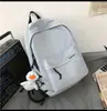 Mochila 2026 Nova Mochila Escolar Estudantil de Grande Capacidade Mochila Feminina Estilo Simples Universitário Sensação Leve Bolsa de Viagem