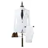 Terno de Negócios Masculino Moderno para Quatro Estações, Conjunto de Terno Casual Slim-Fit Estilo Coreano, Conjunto de Duas Peças