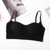 Tubo de Seio Sem Costura com Fecho nas Costas, Sutiã Tubo Peça Única, Bojo Fixo Sem Aro, Roupa Íntima Sexy com Alça Interna Sutiã