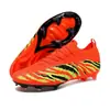 Zapatos de Fútbol de Punto sin Costuras Transfronterizos para Hombres y Mujeres, de Caña Baja Ag Tacos Largos para Césped Artificial Exterior Tf, Zapatos de Fútbol Profesionales en Stock