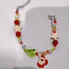 Nuevo Pulsera de Estrella Floral para Mujer, Diseño de Nicho de Ins, Estilo Bosque Hada Dulce Amistad Pulsera de Cuentas de Colores para Mujer