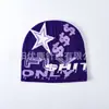 Chapéu de tricô de moda europeu e americano, versátil, quente, pulôver, chapéu para frio masculino e feminino, jacquard de letra, chapéu de outono e inverno, novo para atividades ao ar livre