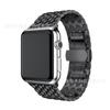 Para apple watch5 apple dragon pattern pulseira de aço inoxidável iWatch corrente borboleta fivela pulseira de aço