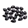 Cabochões de espinélio preto natural, redondos, ovais, em formato de pera, formato marquise, vários tamanhos, pedras soltas para cravação, atacado do fabricante