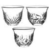 Tazón de Té Pequeño Simple de Vidrio Vidrio 60ml Taza Maestra Taza para Tallado de Té Hogar Mini Taza de Té