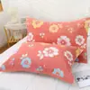 Toalla de almohada de algodón de gasa gruesa para adultos, resistente a la suciedad, cómoda y transpirable, para estudiantes, venta al por mayor