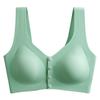 Ropa Interior de Embarazo Talla Grande Seda de Hielo Sujetador con Botones Frontales Chaleco de Lactancia Maternidad Sin Costuras Sujetador Push-Up Anticaída Venta al Mayoreo