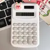 Calculadora criativa fofa desenho animado estudante escritório suprimentos culturais alto valor de cor mini portátil computador atacado