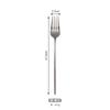 Vajilla de acero inoxidable portugués mate transfronterizo de Amazon, cuchillo, tenedor, cuchara, cuchara de postre, tenedor, 24 piezas