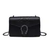 Bolsas Femininas de Nicho de Alto Padrão 2026 Nova Tendência Bolsa Dionysus Bolsa de Corrente da Celebridade da Internet Versátil Corrente Bolsa Quadrada Pequena