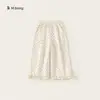 Pantalones de Moda de Lunares para Niñas, Pantalones Casuales Nuevos para Niños con Encaje, Pantalones de Pierna Recta para Niñas