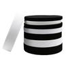 Banda elástica de placa completa alta elasticidad blanco y negro elástico ensanchamiento duradero gruesa plana estrecha banda de goma cinturón telescópico accesorios de ropa