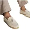 2026 Nuevo Modelo Mocasines Slip-On para Hombre con Borlas, Suela Plana, Cómodos, Zapatos de Color Sólido