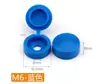 Tapa de Tornillo Autorroscante Engrosada Tapón de Agujero para Clavo Hebilla Decorativa Plástico Cubierta de una Pieza Mueble Gabinete M4M5 Tapa Cruz