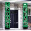 TEMU Nuevo banner de graduación transfronterizo de gran éxito para la temporada de graduación 2025 Banner para graduados Banner para el porche de graduados