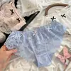 Amor Suave~Calzones de Encaje Sexy Franceses para Chicas Transpirables Lolita Maid Calzones Calzones de Cintura Baja