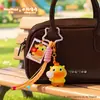 Capibara Lulu Auténtico Molino de Viento Corazón que Cambia de Color Llavero de Muñeca Linda Decoración para Bolsos Regalo Pequeño Venta al por Mayor