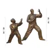 Fornecimento de Escultura de Figuras de Lavanderia em Fibra de Vidro para Parques e Áreas Verdes, Escultura de Trabalho Mãe e Filho Lavando Roupas Imitação Bronze, Ornamentos Folclóricos