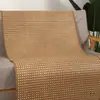 Esterilla Refrigerante Doble Cara de Verano, Esterilla de Ratán, Cojín Refrigerante de Seda Helada para Sofá, Cojín de Tela de Bambú para Sofá, Esterilla Refrigerante Plegable para Sofá