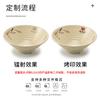 Tazón de melamina imitación porcelana para ramen, tazón comercial para fideos de res, tazón picante, tazón para fideos, tazón para polvo de nuez, vajilla especial para restaurante de fideos