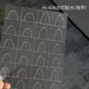Nuevas pegatinas de arte para uñas huecas estilo francés, tiras adhesivas de encaje transparentes, plantillas pintadas en aerosol, tiras adhesivas, pegatinas de decoración para uñas