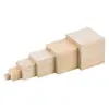 Suministrado Directamente por el Fabricante, Bloques de Madera de Pino, Pequeños Cuadrados de Madera Maciza de Desecho, Cubos de Madera Sólida para Manualidades DIY, 5cm, Accesorios para el Rito Tradicional Chino de Sostener una Bola