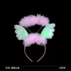 1 de Junho Dia das Crianças Baile de Máscaras Suprimentos para Performance Vestido de Bar Adereços para Fantasia Halo de Anjo Faixa de Cabeça de Anjo
