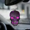 Decoração de casa cruz plana pendurada transfronteiriça caveira chave novo produto pingente de Halloween decoração interior de carro acessório de mochila