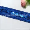 Atacado do Fabricante Renda Dourada e Prateada, Cortinas de Arte Financeira, Renda Colorida, Acessórios para Roupas, Fita de Lantejoulas, Renda Dourada