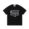Camiseta casual unisex de manga corta con estampado digital de alta gama transfronteriza Maison Margiela