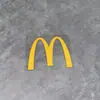 McDonald's marca M logo logo arco dourado adesivo criativo carro carro elétrico moto corpo vidro refletivo