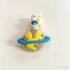Girassol Desenho Animado Giratório Fofo Acessórios Charms para Sapato Acessórios de Desenho Animado Decorações Destacáveis para Cadarço Acessórios para Tamanco