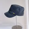 Sombrero de equitación vintage de cuero PU de copa plana para mujer, versátil para otoño, hace que la cara se vea más pequeña, gorra de repartidor retro elegante, moderna