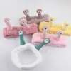 Popular de Internet Coreano Creativo Lindo Peluche Caracol Antenas Grandes Diadema Lindo Lindo Divertido Lavado de Cara Banda para el Cabello Banda para Lavar la Cabeza