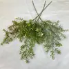 Hierba de Arroz Artificial de Vainilla Jiuli Hojas de Plástico Flores Falsas Flores Artificiales Decoración para el Hogar Sala de Estar Plantas Verdes Falsas