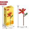Bloques de Construcción Serie Flores Puzzle Lele Brothers Bloques de Construcción de Partículas Pequeñas Ensamblaje Rosa Simulación Compatible con un Modelo de Bloques de Construcción Alto